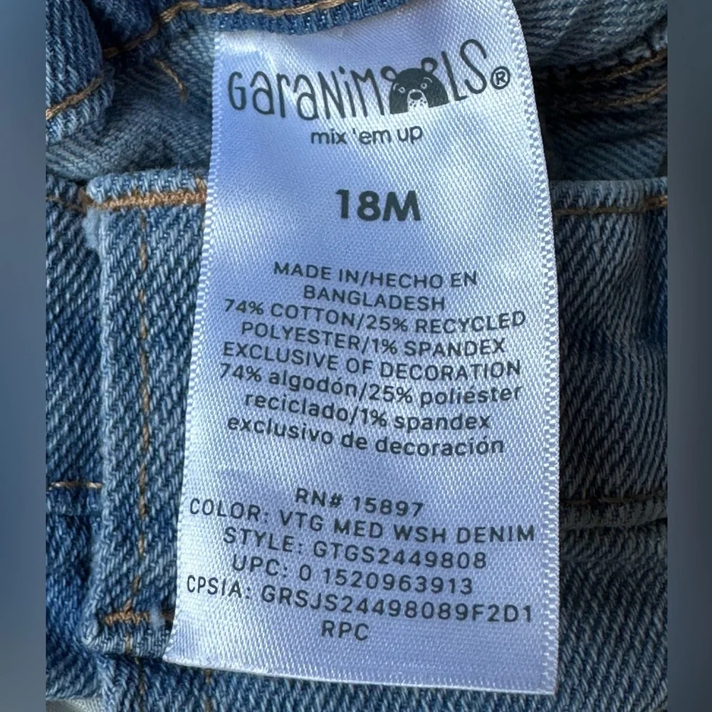 Garanimals Baby Girl Jeans size 18 Months - Picture 4 of 5